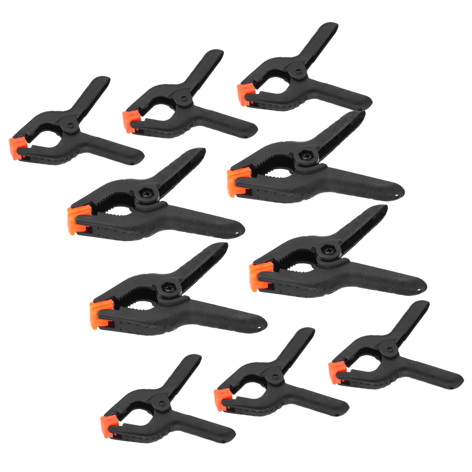 Ymiko Carpenter Supplies,10Pcs Spring Clamps Set Woodworking Plastic Clip Fixture Accessory Hand Tools,Woodworking Clamp