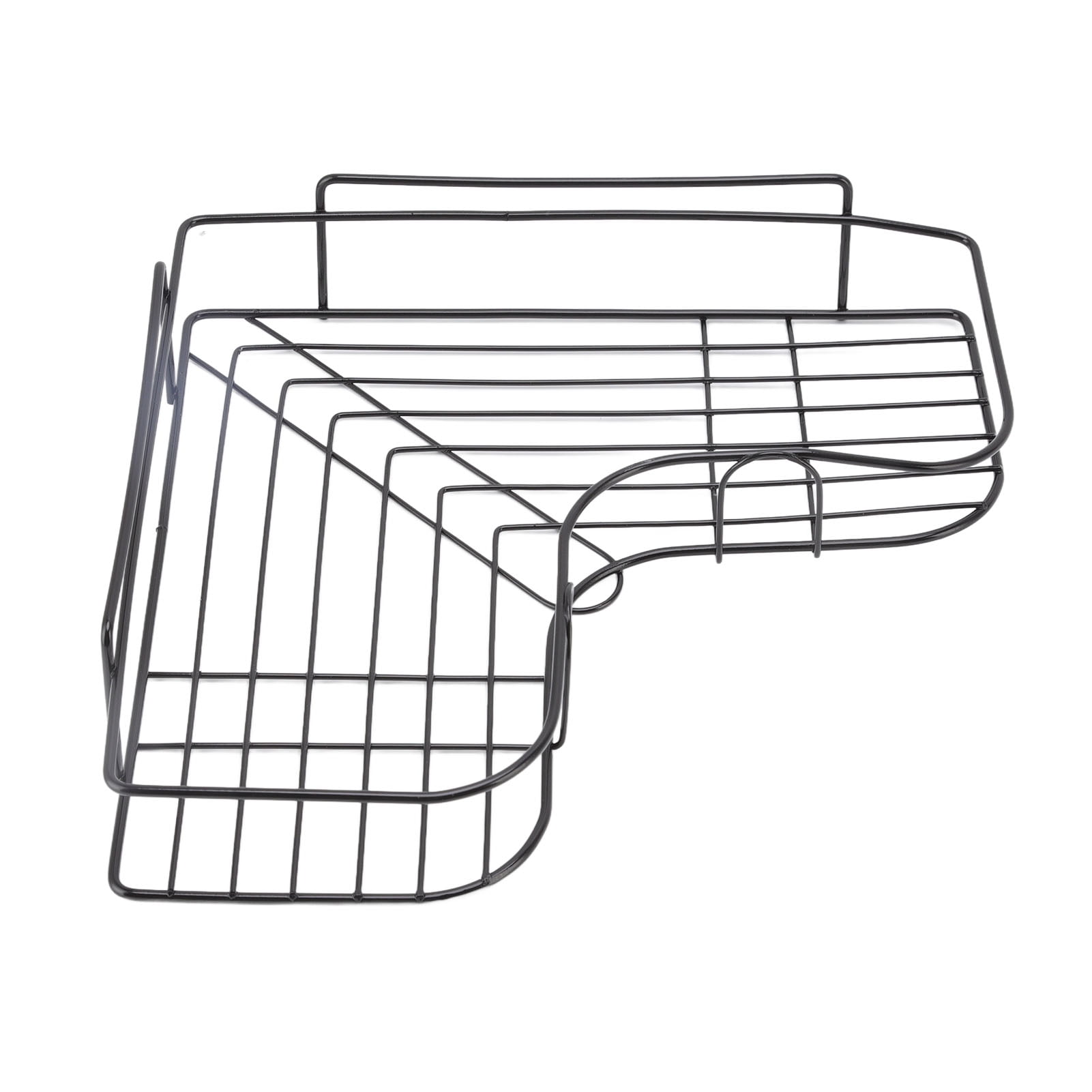 Ymiko Corner Shelf Iron Holder Triangular Storage Rack Hole