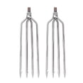 thumbnail image 1 of Ymiko Fishing Harpoon,2 Pcs Stainless Steel 4 Prongs Harpoon Gig Gaff Hook Barb Fish Spear For Outdoor Fishing Tackle,Fishing Gig, 1 of 8