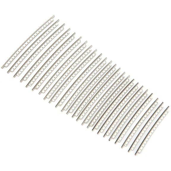 Ymiko Guitar Fret Wire Replacement,24Pcs Guitar Fret Wire Set Cupronickel For / Replacement Accessories 2.7mm,Guitar Fret