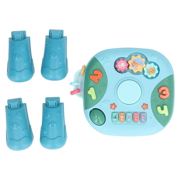 Ymiko Learn And Grooved Musical Table Safe Multifunctional Children Learning Table For Children Over 3 Years Old +,Learning Musical Table,Children Toy