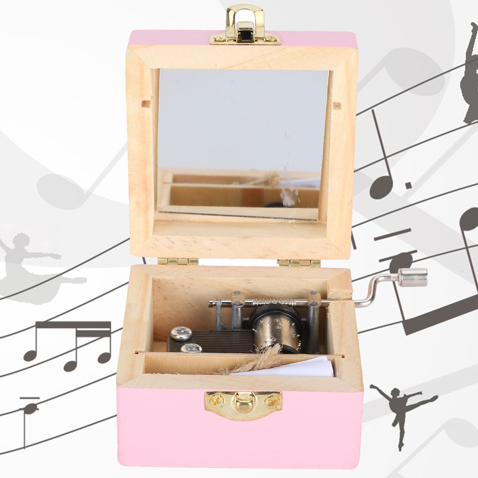 Ymiko Music Boxes For Women, Cute And Small Music Box Wooden Music Box