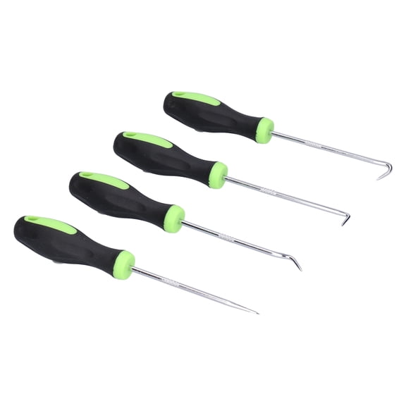 Ymiko Pick And Hook Set,Oil Removal Tools,4Pcs Pick And Hook Set Steel Handheld Screwdrivers Oil Gasket Precise Removal Tools