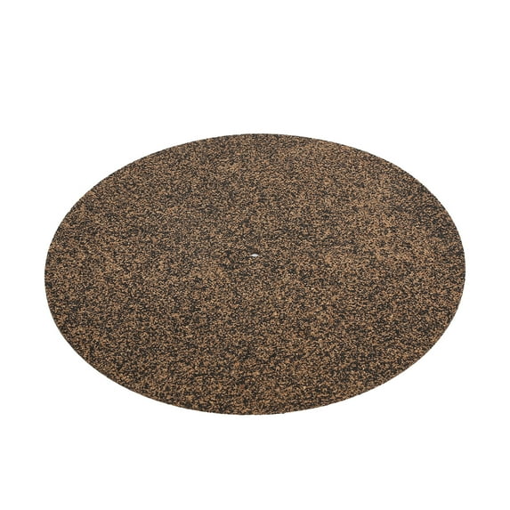 Ymiko Record Mat,12in Vinyl Record Mat Pad Cork Non‑Slip Anti‑Static Turntable Slipmat For LP Records,Turntable Record Pad