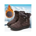 thumbnail image 1 of Ymiytan Womens Snow Boots Side Zippers Waterproof Winter Boots Comfort - Keeps Feet Warm & Dry - Wide Width Winter Shoes, 1 of 8