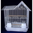 thumbnail image 1 of Ymlgroup 1754 3 By 8" Bar Spacing Villa Top Bird Cage, White, 1 of 5