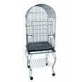 thumbnail image 1 of 6804 3/8" Bar Spacing Tall Shall Top Small Bird Cage - 18"x14" In Black, 1 of 4