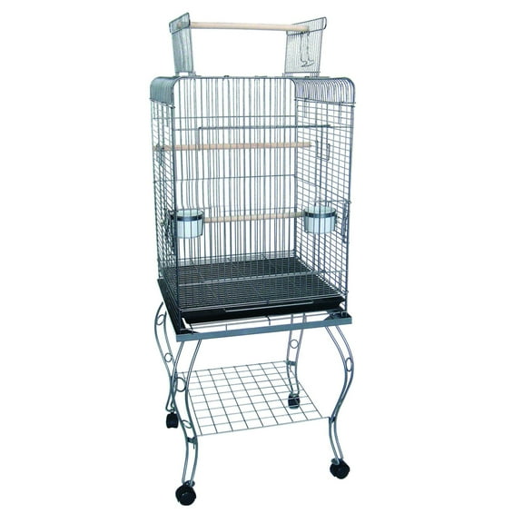 Ymlgroup 20" Open Top Parrot Cage With Stand
