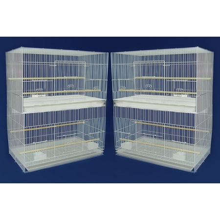 Ymlgroup Lot of 4 Medium Breeding Cages, White