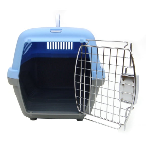 Ymlgroup Small Plastic Carrier for Small Animal, Blue