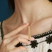 Ymller Anti Necklace Breathlace Necklace Breathlace Necklace Quit Stainless Steel Mindful Breathing Necklace Breathing Necklace For Anxiety