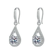 Ymller Earrings Drop Earrings Fashion Drop Jewelry Shaped Crystal Jewelry Earrings Deals Of The Day Clearance Prime Womens