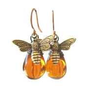 Ymller Gift Drop Earrings Jewelry Drop Retro Woman Earrings Amber Exaggerated Earrings Deals Of The Day Clearance Prime Womens