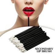 Ymller Lip Brushes, 100Pcs/Set Disposable Lip Brushes Make Up Brush Lipstick Lip Gloss