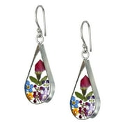 Ymller Personality Beautiful Rose Silver Drop Earrings S-how Off Your Temperament Deals Of The Day Clearance Prime Womens