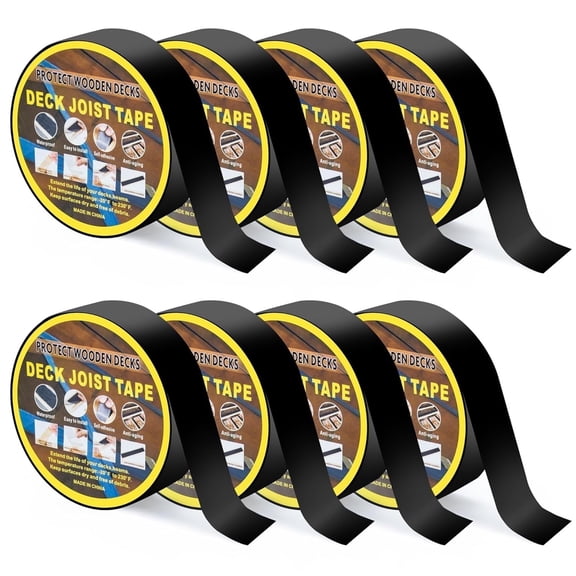 Ymokee 8PCS Waterproof Decking Joist Tape - Self-Adhesive Butyl Deck Tape