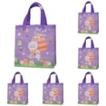 thumbnail image 1 of Ympkerial Bulk 5 Easter Gift Bags with Handles Large Reusable Bunny Non Woven Tote Bags for Grocery Shopping Kitchen Storage and Holiday Celebrations, 1 of 9
