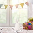thumbnail image 1 of Ympkerial Bunny Decor Set Resin Easter Figurines Pastel Flocked Rabbit Statues Spring Table Centerpieces for Farmhouse Home Office, 1 of 7