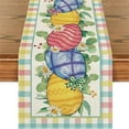thumbnail image 1 of Ympkerial Elegant and Timeless Easter Table Runner, Showcasing Classic Egg & Rabbit Designs, Add a Touch of Tradition and Elegance to Your Home Dining Table During the Easter Season, 1 Pack, 1 of 7