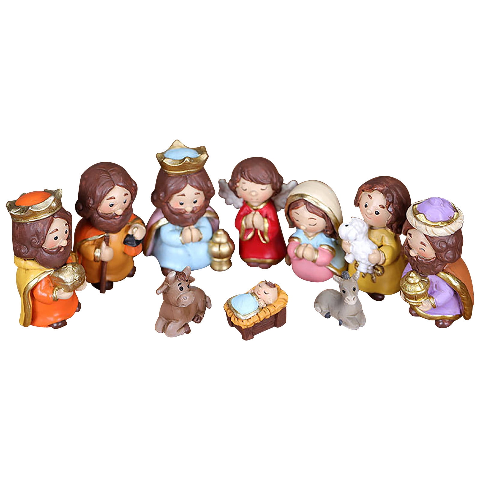 Ympuoqn Nativity Sets for Christmas Indoor, Elegant Nativity Set for