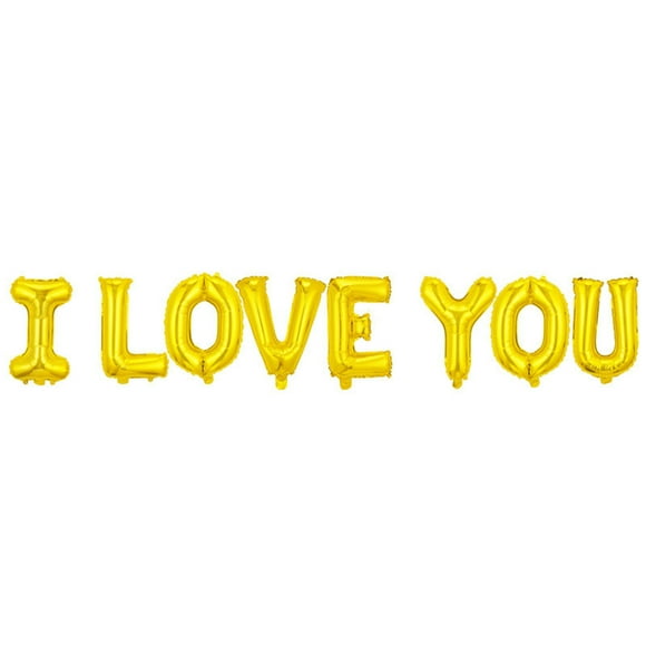 Ympuoqn Valentines Decor Letters Foil Balloons Birthday Wedding Party Anniversary Decor Valentine's Day