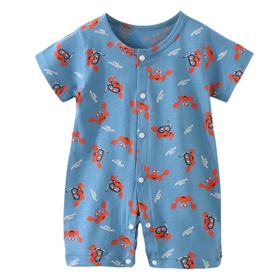 Ymyiu Baby Bodysuit Boy Baby Bodysuit Cute Infant Boy Or Girl 12 18 Months (Sky Blue,12-18 Months)