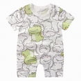thumbnail image 1 of Ymyiu Baby Bodysuit Boy Summer Baby Bodysuit Newborn One-Piece Soft Cotton for Boys & Girls 18 24 Months (Light Green,18-24 Months), 1 of 4