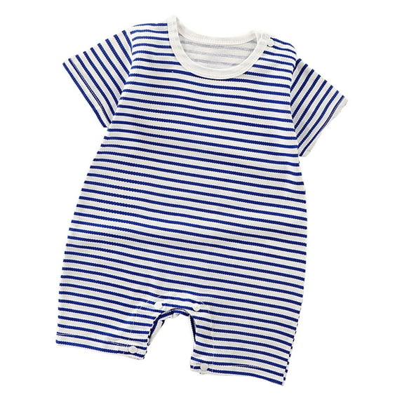 Ymyiu Baby Bodysuit Short Sleeve Boy Newborn Baby Unisex Cotton Bodysuits Baby Gift One-Pack Baby Clothes 12 18 Months (Navy,12-18 Months)