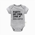 thumbnail image 1 of Ymyiu Baby Bodysuits Baby Girls Bodysuit Summer Sleeveless Bodysuits One Piece Clothes Outfits for Newborn Infant 12 18 Months (Grey,12-18 Months), 1 of 4