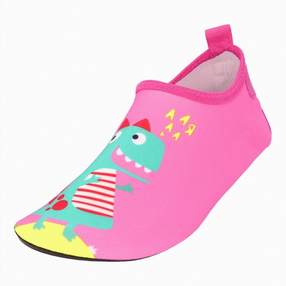 Ymyiu Baby Girl Sandals Baby Boys Girls Water Shoes, Non-Slip Swim Shoes Barefoot Skin Aqua Socks for Beach Swim Pool Toddler Kids Size 8(Black, Toddler 8)