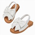 thumbnail image 1 of Ymyiu Baby Girl Summer Shoes Toddler Boys Girls Buckle Sandals Comfort Open Toe Sandal with Adjustable Back Strap Size 4.5 (White,Big Kids 4.5), 1 of 8
