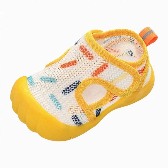 Ymyiu Baby Pool Shoes Toddler Boys Girls Baby Water Shoes Quick-Dry Lightweight Outdoor Sports Swim Shoes Size 9(Yellow, Toddler 9)