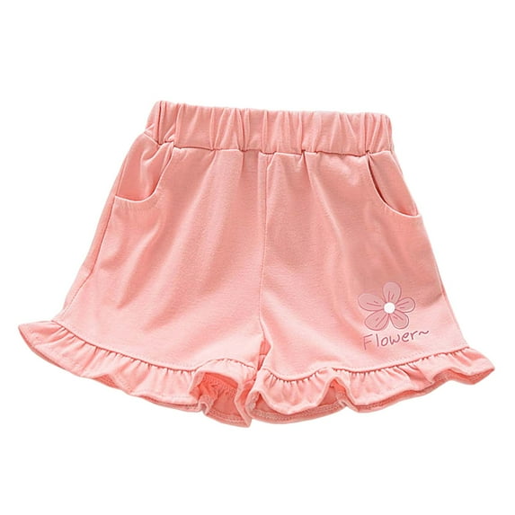 Ymyiu Baby Shorts Girl Girls Bike Shorts for Girls Toddler Under Dress Dance Short Kids Biker Shorts 4T 5T (Red,4-5 Years)