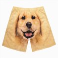 thumbnail image 1 of Ymyiu Baggy Shorts Men Mens Shorts Casual Drawstring Shorts Stretch Summer Beach Wear Size 2XL(Khaki, 2XL), 1 of 3
