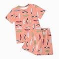 thumbnail image 1 of Ymyiu Boys Outfits Toddler Baby Boy Summer Clothes Short Sleeve T-Shirt Tops Pockets Casual Shorts Set Infant Outfits Size 9-10 Years (Pink,9-10 Years), 1 of 4