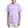 thumbnail image 1 of Ymyiu Boys Plain T Shirts Toddler T-Shirt Crew Neck Short Sleeve T-Shirt for Kids Baby Children Size 11-12 Years,(Light Purple 11-12 Years), 1 of 4