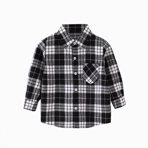 Ymyiu Boys Shirts Boys' Cotton Dress Shirt Long Sleeve Casual School Uniform Woven Button Down Shirt 5T 6T(White, 5-6 Years)