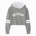 thumbnail image 1 of Ymyiu Children's Sweatshirt Girls and Toddlers' Pullover Hoodie Sweatshirt with Kangaroo Pocket Size 8-9 Years(Grey, 8-9 Years), 1 of 4