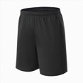 thumbnail image 1 of Ymyiu Elastic Waist Shorts for Men Mens Golf Shorts Stretch with Pocket All Day Comfy Lightweight Casual Work Hiking Shorts for Men Summer Size M(Black, M), 1 of 6