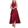 thumbnail image 1 of Ymyiu Girl Party Dress Layered Tulle Tutu Dress for Toddler Girls,Baby Girl Rainbow Tutu Princess Skirt Size 6-8 Years (Wine,6-8 Years), 1 of 5