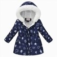 thumbnail image 1 of Ymyiu Girls Coats Boys Girls Long Lightweight Hooded Puffer Jacket Packable Autumn and Winter Long Down Coats Size 7-8 Years(Blue, 7-8 Years), 1 of 9