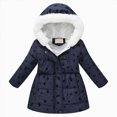 thumbnail image 1 of Ymyiu Girls Jacket Toddler Winter Coats Puffer Padded Jacket Baby Boys Girls Hoods Down Jacket Light Weight Infant Outerwear Size 7-8 Years(Black, 7-8 Years), 1 of 8