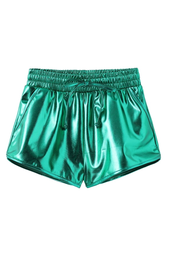 Girls Shorts Pajamas Unisex-Baby Shorts Made with Cotton 4T 5T (Green,4-5 Years)