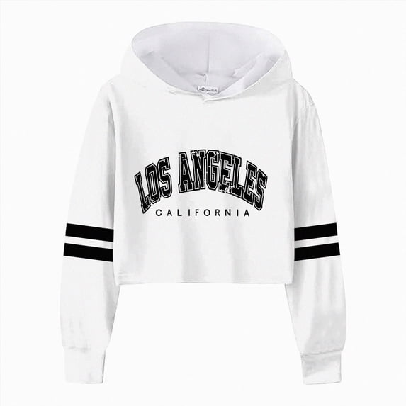 Ymyiu Girls Sweatshirts Girls Hoodies Kids Cute Hooded Sweatshirts Pullover Long Sleeve Tops Teen Girls Fall Crewneck Drop Shoulder Fleece Pullover Hoodie Size 10-12 Years(White, 10-12 Years)