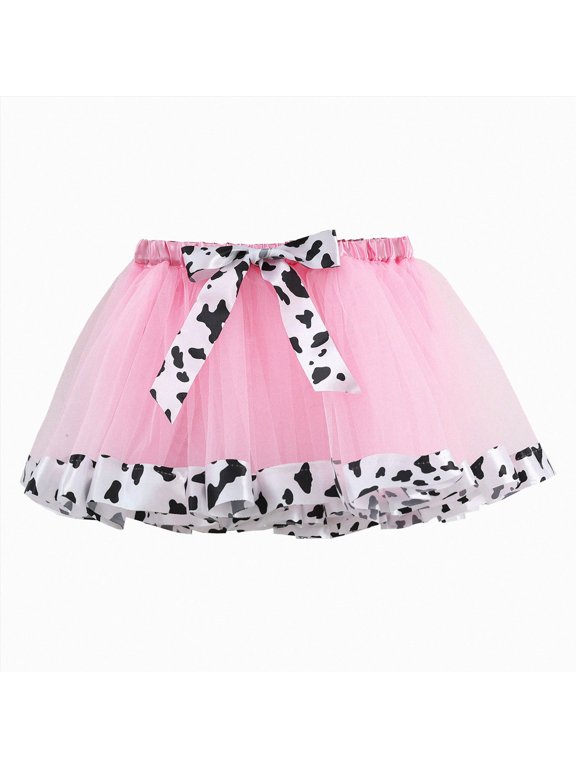 Infant Tutu Layered Tutu Skirt for Girls Princess Tulle Dance Skirts Toddler Girl Ballet Tutu Skirt 4T 6T (Pink,4-6 Years)