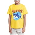 thumbnail image 1 of Ymyiu Kids Clothes Toddler Baby Boys Shirt Print Short Sleeve T-Shirt Tops Clothes Size 9-10 Years,(Yellow 9-10 Years), 1 of 4