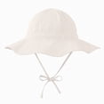 thumbnail image 1 of Ymyiu Kids Fishing Hat UPF 50+ Baby Sun Hat for Baby Girl Boy - Wide Brim Toddler Bucket Hat Adjustable Strap Infant Hats for Outdoor 6-12 Months(Beige, 6-12 Months), 1 of 4