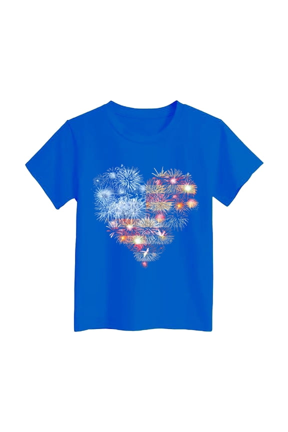 Kids Tie Dye Shirt Toddler Boys Shirt for Girls Funny T-Shirts Kids Short Sleeve Tops Tee 1T 2T,(Blue 1-2 Years)