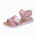 thumbnail image 1 of Ymyiu Little Girl Sandals Infant Baby Boys Girls Summer Sandals Party Dress Flats Shoes Newborn Walkers Shoes Size 13.5 (Pink,Little Kids 13.5), 1 of 4