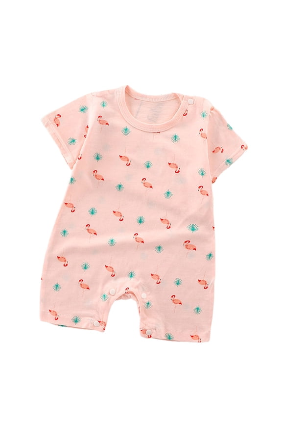 Newborn Bodysuit Boy Unisex Babies' and Toddlers' Snug-Fit Cotton Footed Pajamas One-Pack 0 6 Months (Watermelon Red,0-6 Months)